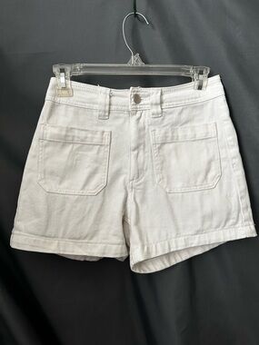 Grace & Mila Mignonne Women’s White High Waisted Denim Jean Shorts Size: XS